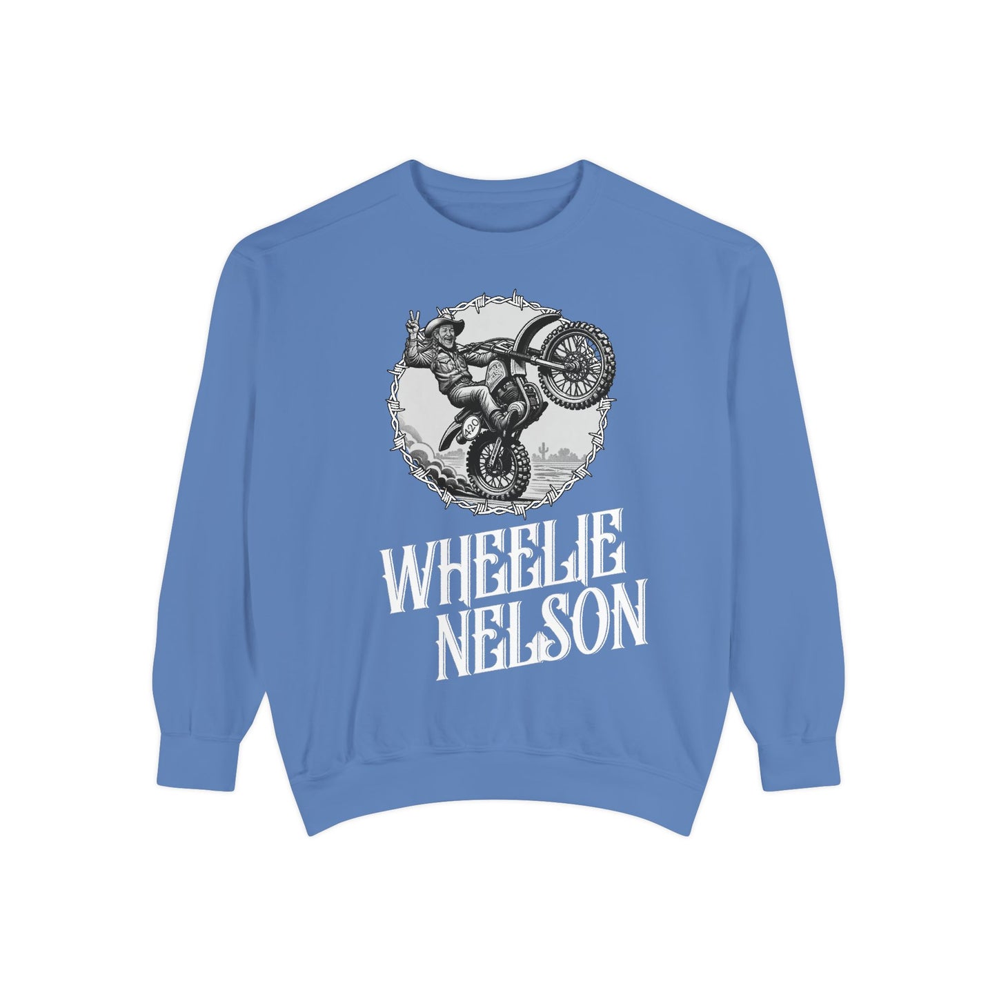 Wheelie Nelson Front Logo Crew