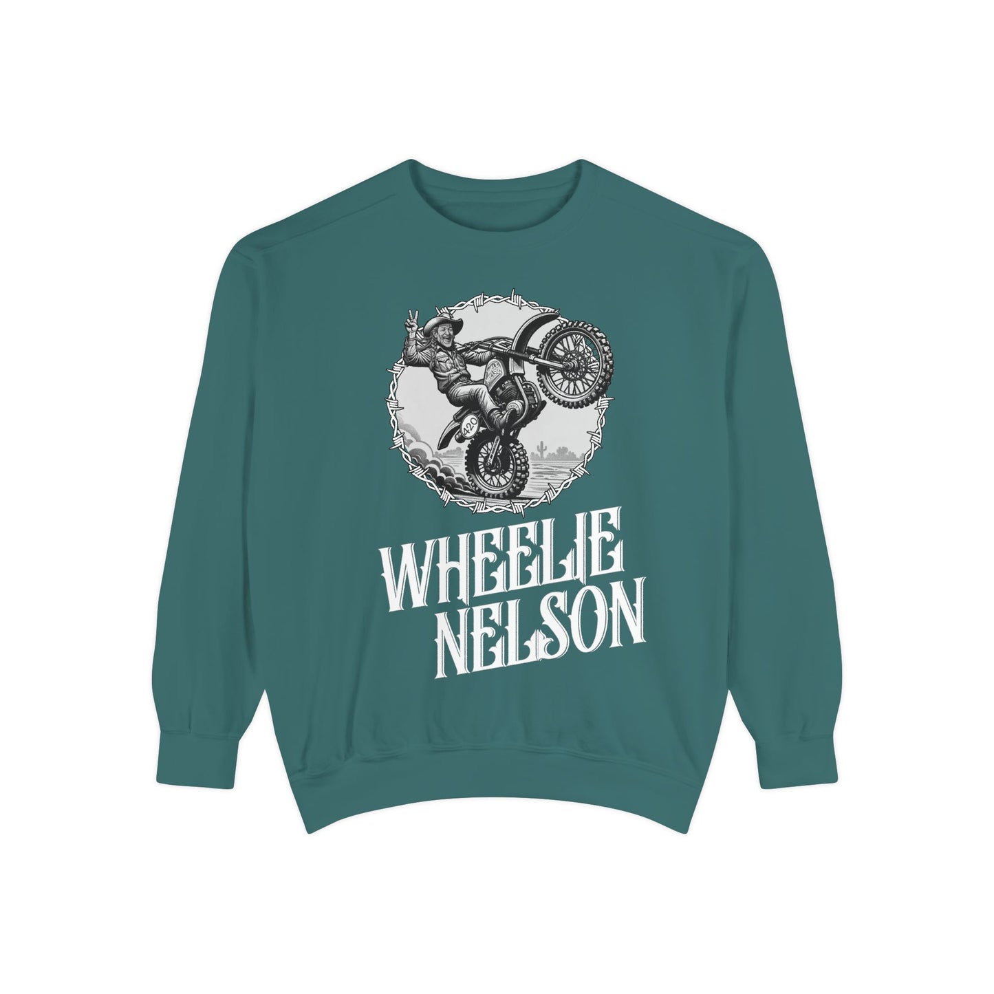 Wheelie Nelson Front Logo Crew