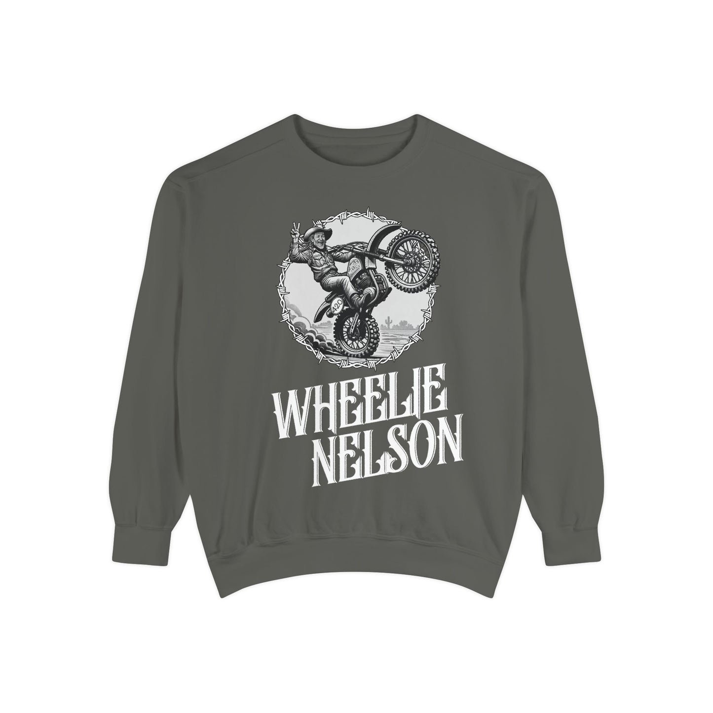 Wheelie Nelson Front Logo Crew
