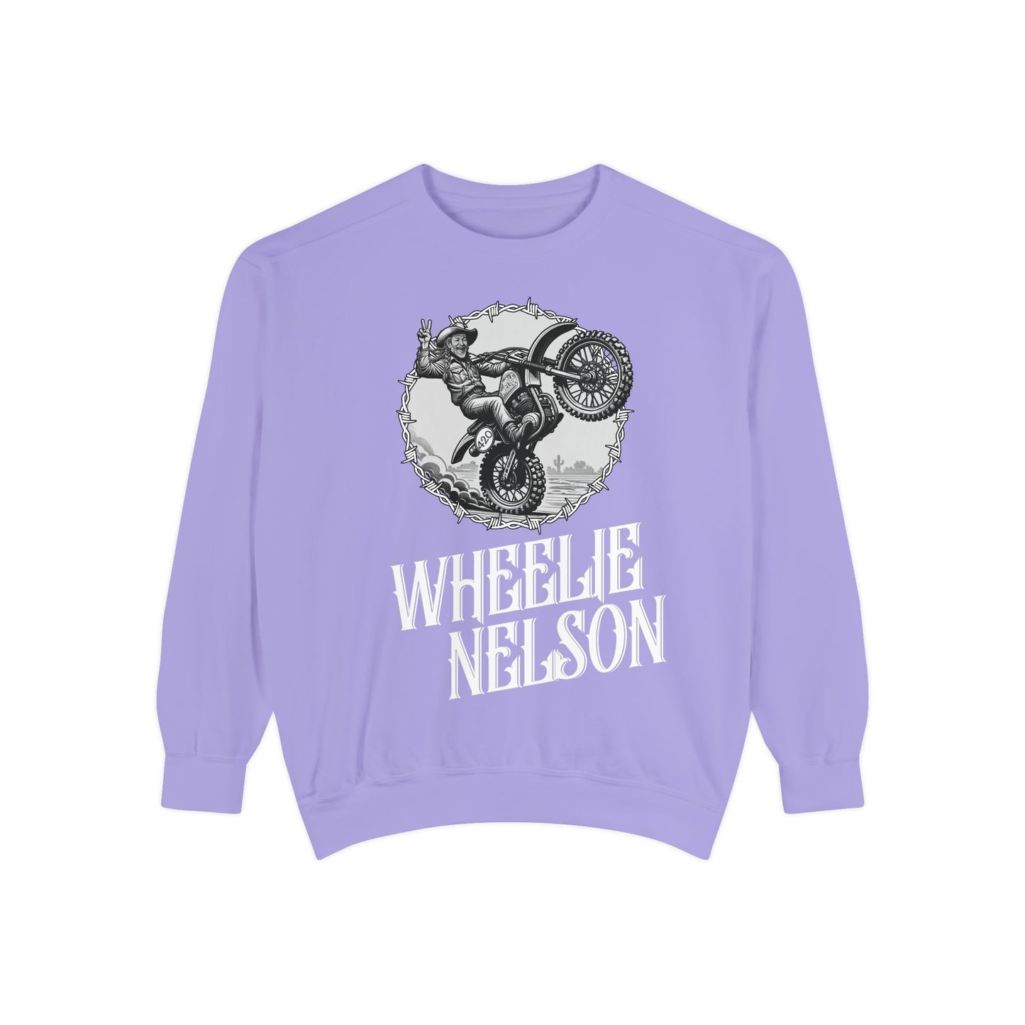 Wheelie Nelson Front Logo Crew