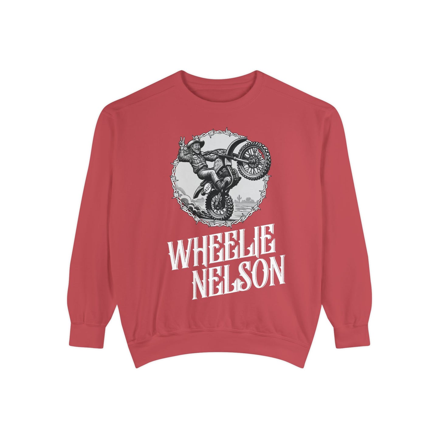 Wheelie Nelson Front Logo Crew