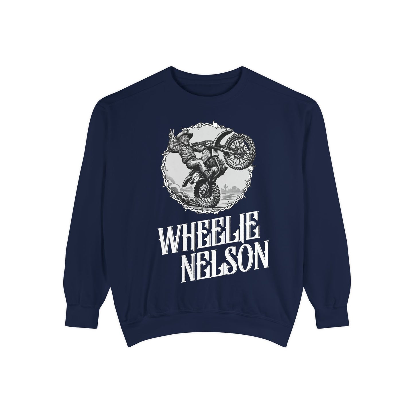 Wheelie Nelson Front Logo Crew