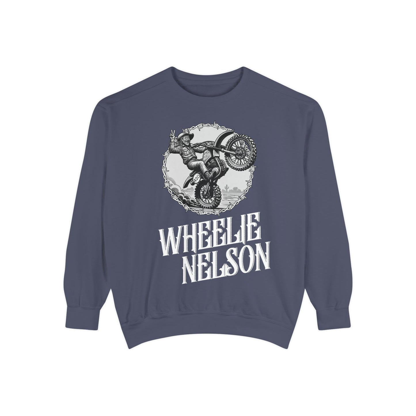 Wheelie Nelson Front Logo Crew