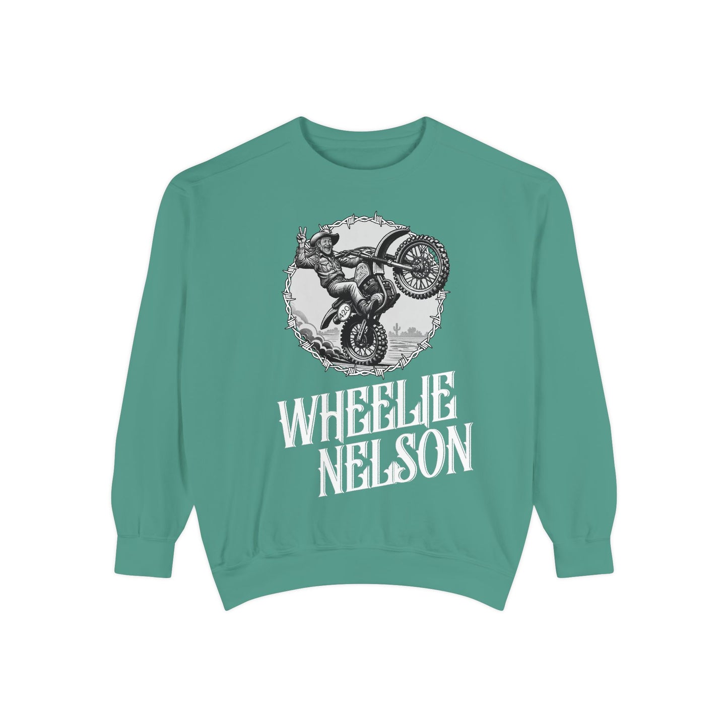 Wheelie Nelson Front Logo Crew