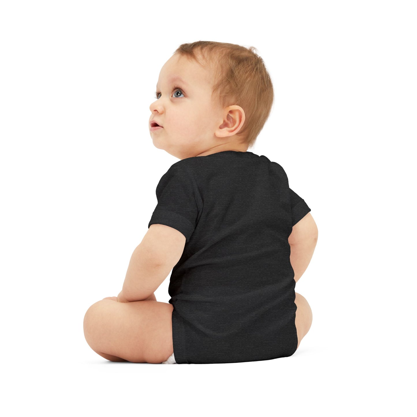 Black & White Wheelie Nelson Infant One Piece