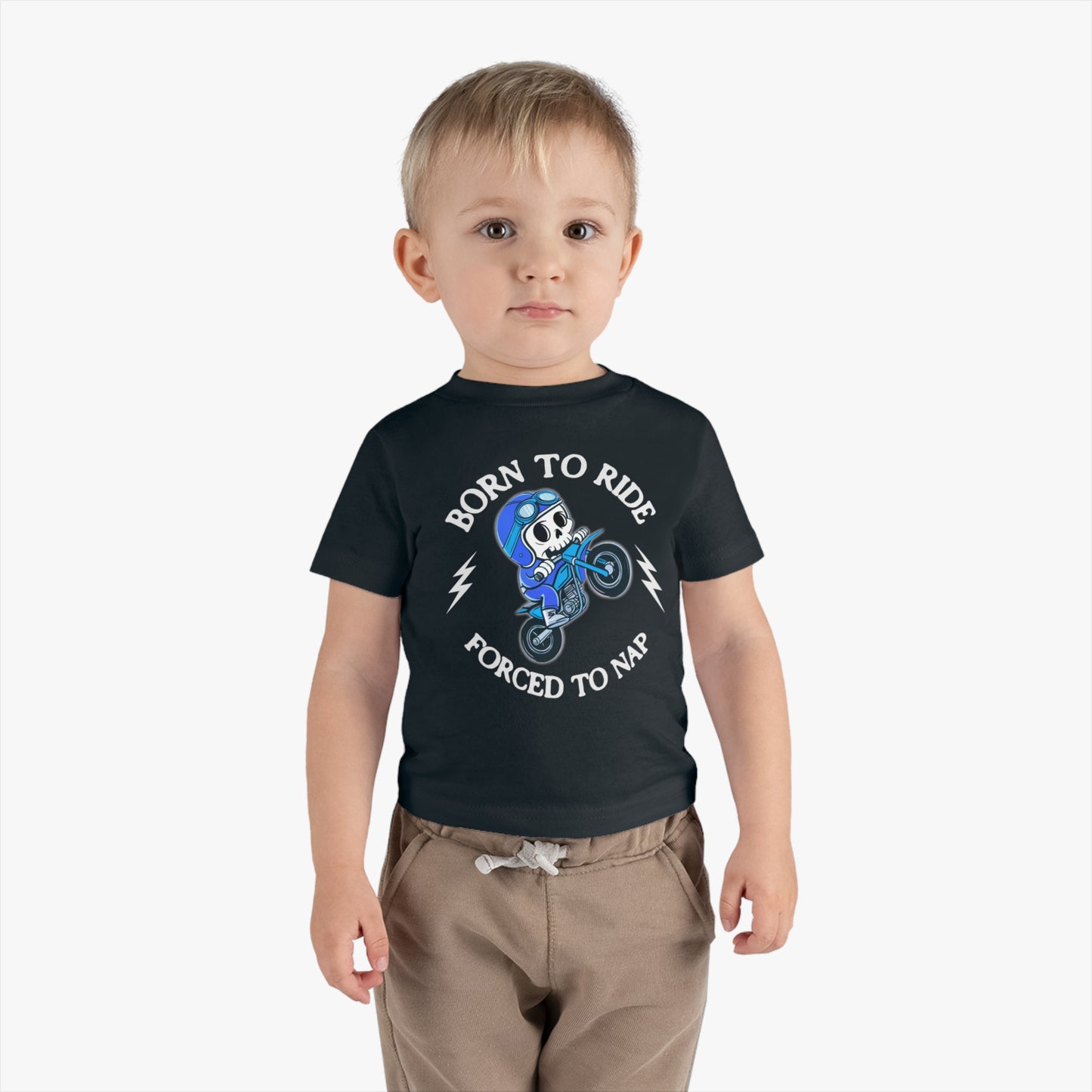 Born to Ride Blue-Infant Tee (6M-24M)