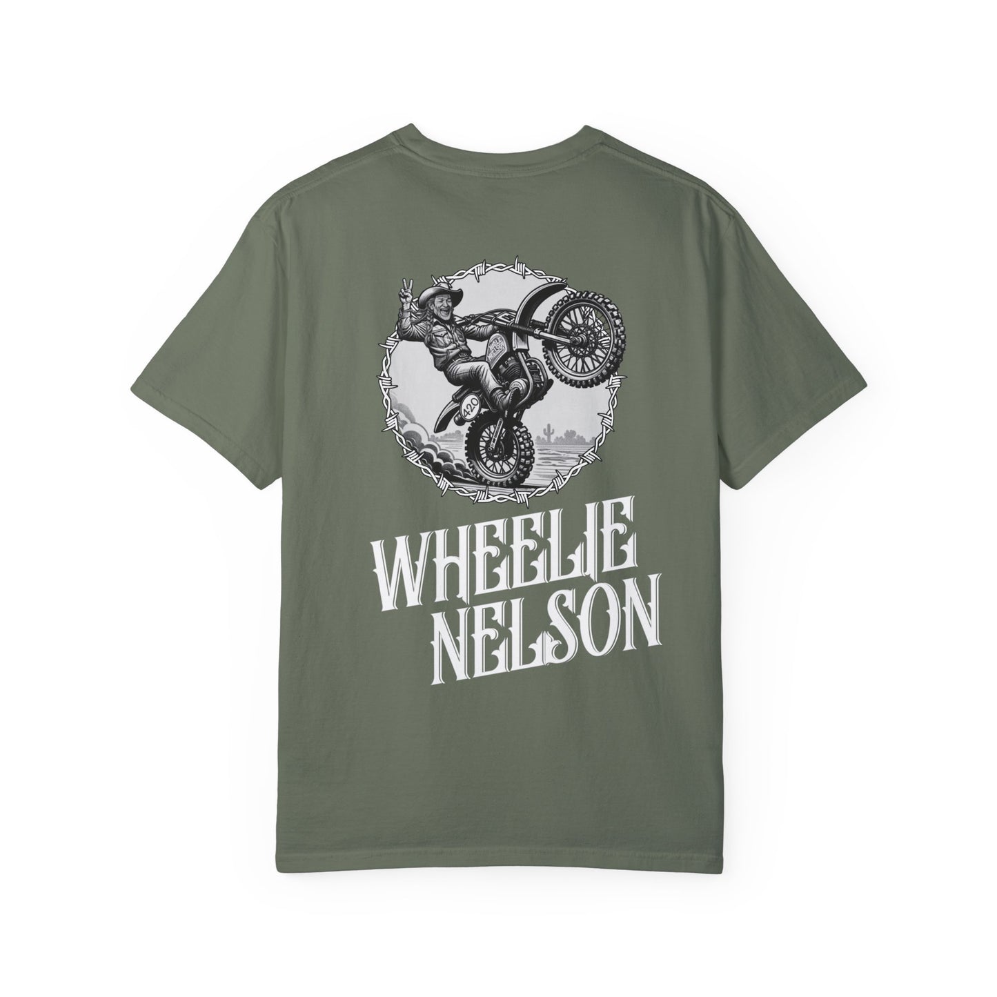 Wheelie Nelson Tshirt-Black & White