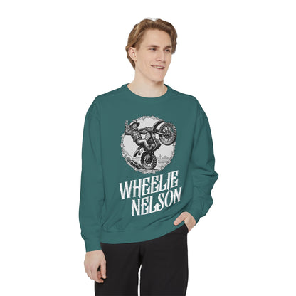 Wheelie Nelson Front Logo Crew
