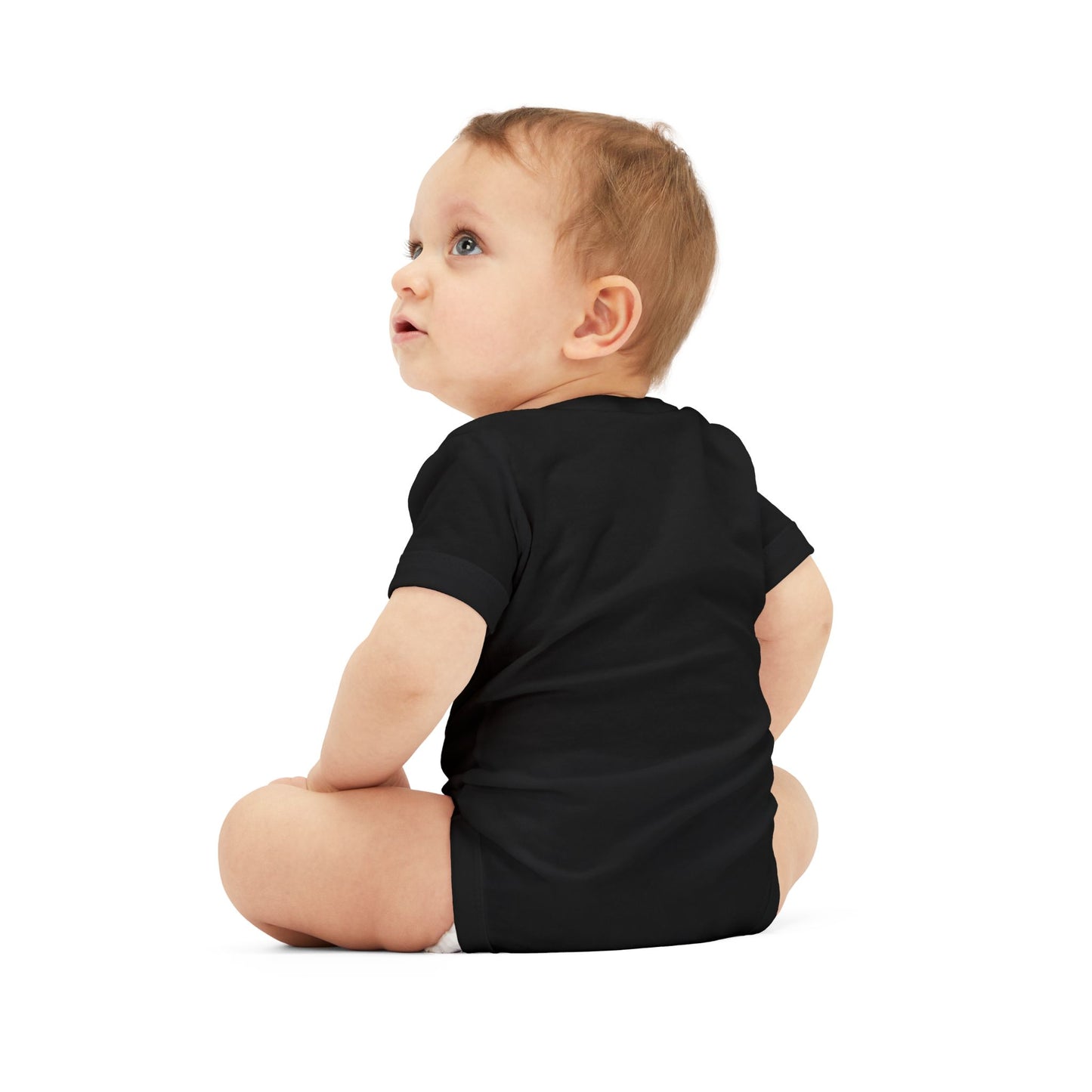 Black & White Wheelie Nelson Infant One Piece