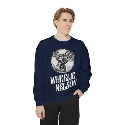 Wheelie Nelson Front Logo Crew