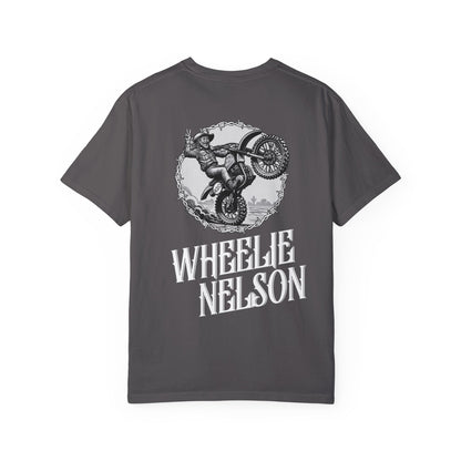 Wheelie Nelson Tshirt-Black & White