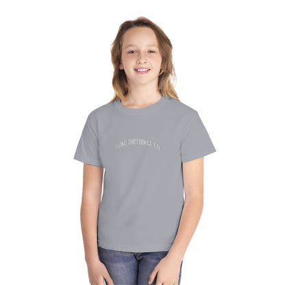 Black and white Youth MidweightTee