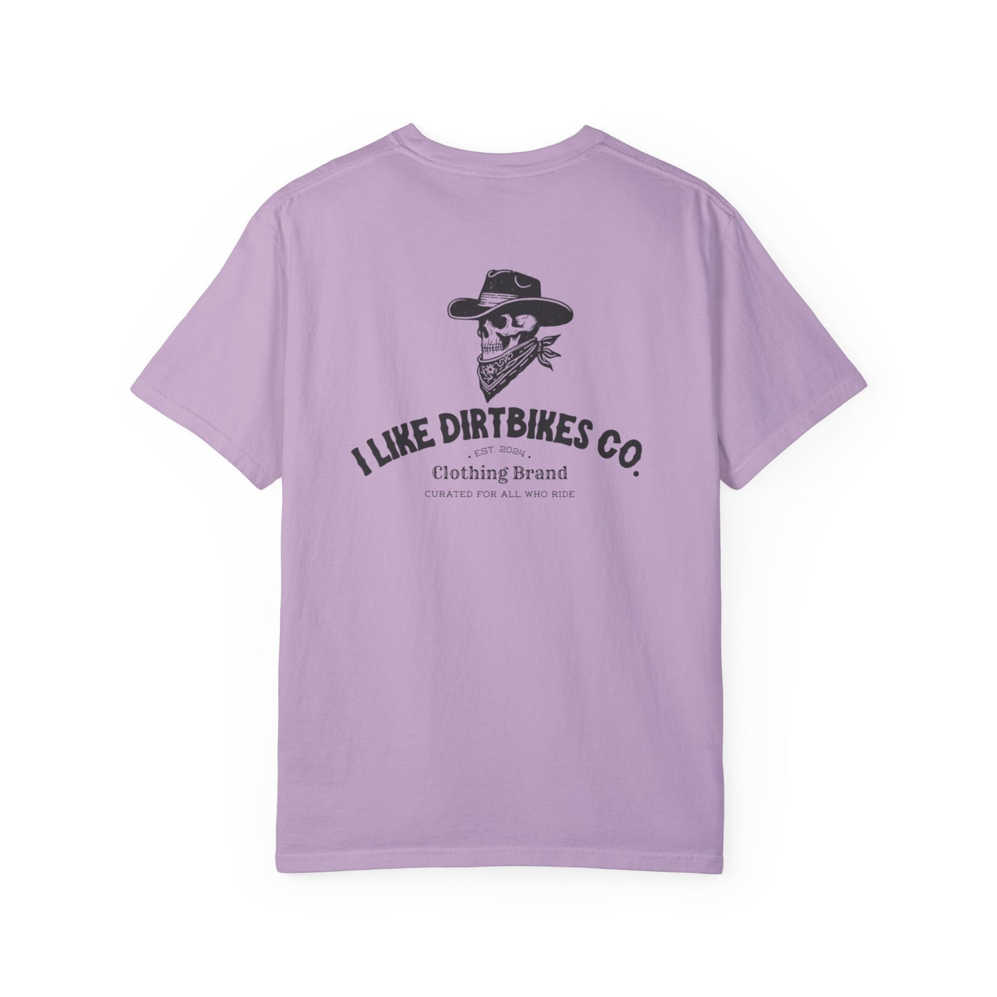 I like dirtbikes co. outlaw tee- black font