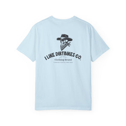 I like dirtbikes co. outlaw tee- black font