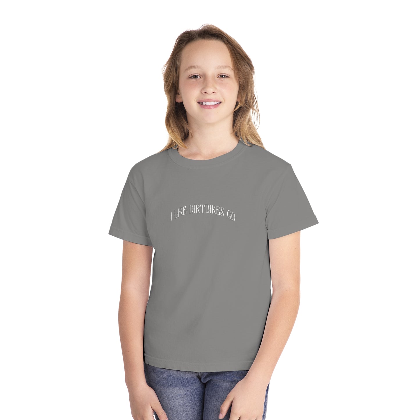 Black and white Youth MidweightTee