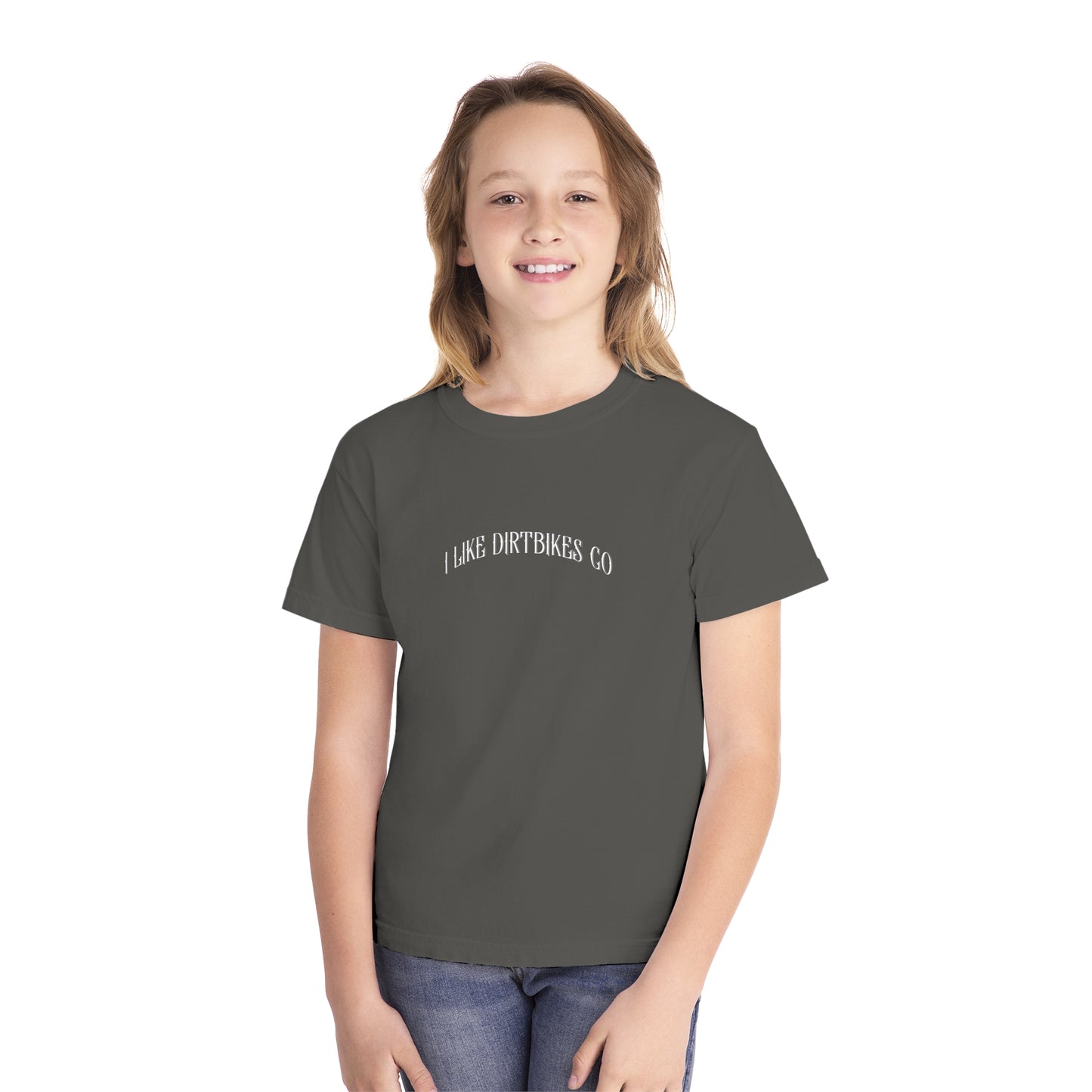 Black and white Youth MidweightTee