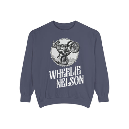 Wheelie Nelson Front Logo Crew