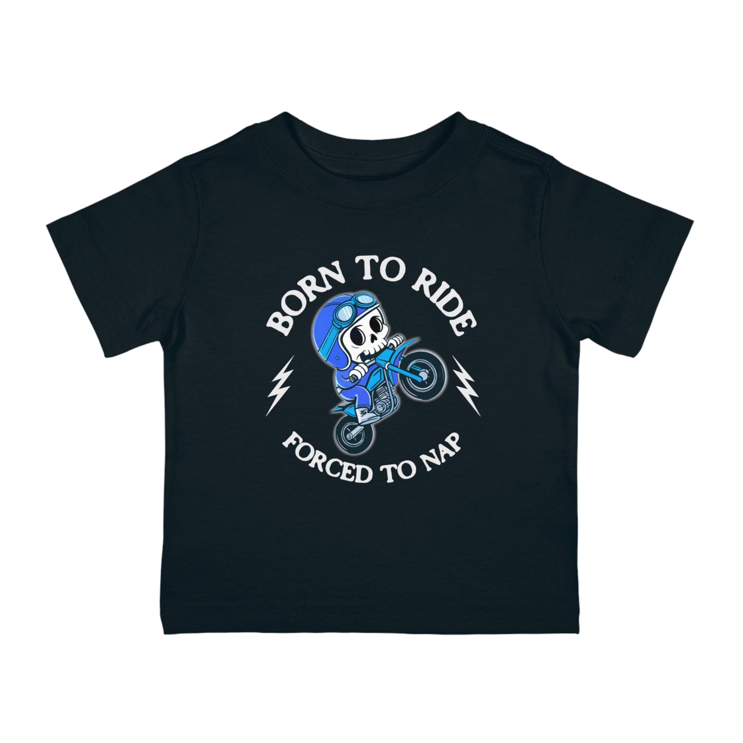 Born to Ride Blue-Infant Tee (6M-24M)