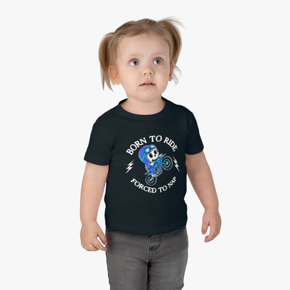 Born to Ride Blue-Infant Tee (6M-24M)