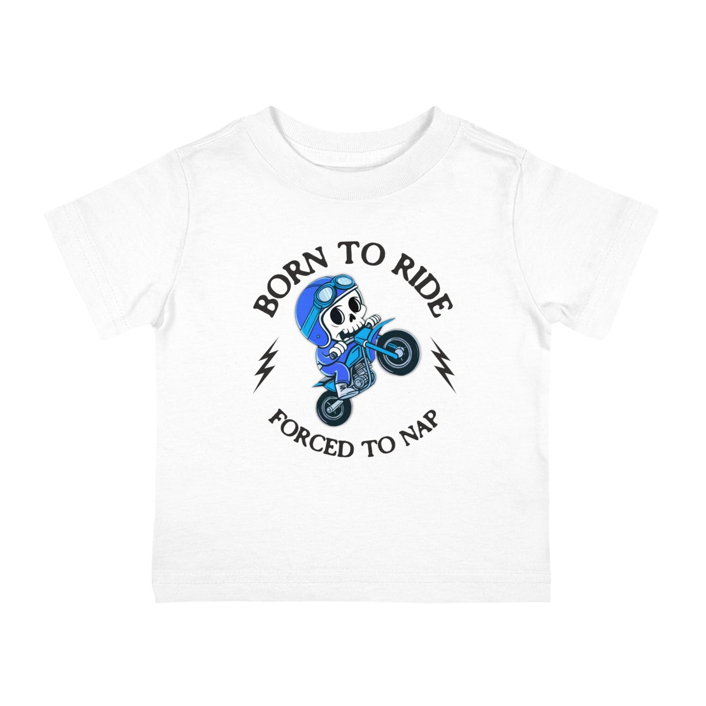 Born to Ride Blue-Infant Tee (6M-24M)