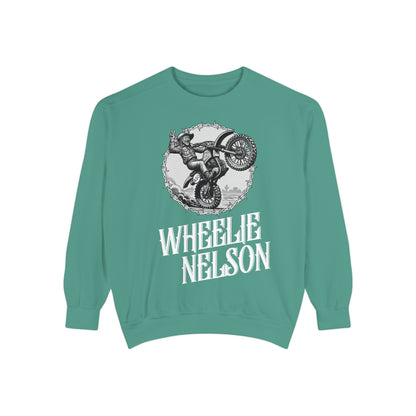 Wheelie Nelson Front Logo Crew